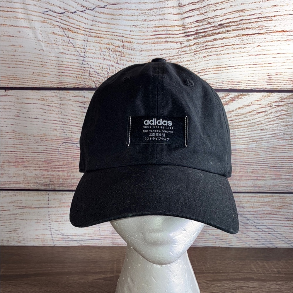 Pre owned Adidas Black Hat Minimalist Design Unisex